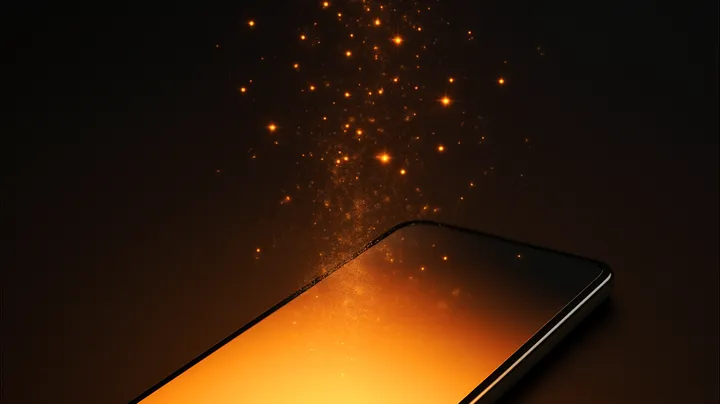 BETPH7 COM Modern phone with glowing screen